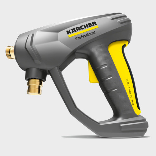 Аппарат высокого давления Karcher HD 7/10 CXF - <h3>Для экономии сил и времени: пистолет EASY!Force и быстродействующие разъемы EASY!Lock</h3>
Возможность продолжительной работы без переутомления благодаря пистолету EASY!Force. Прочные и долговечные разъемы EASY!Lock в 5 раз ускоряют присоединение и отсоединение принадлежностей в сравнении с резьбовыми разъемами.