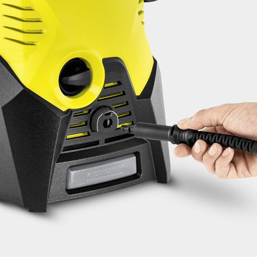 Минимойка высокого давления Karcher K 3 - <h3>Система Quick Connect</h3>
<p>
	 Шланг высокого давления не будет мешаться под ногами, а за счет системы быстрого соединения время на сборку минимойки сократится.
</p>