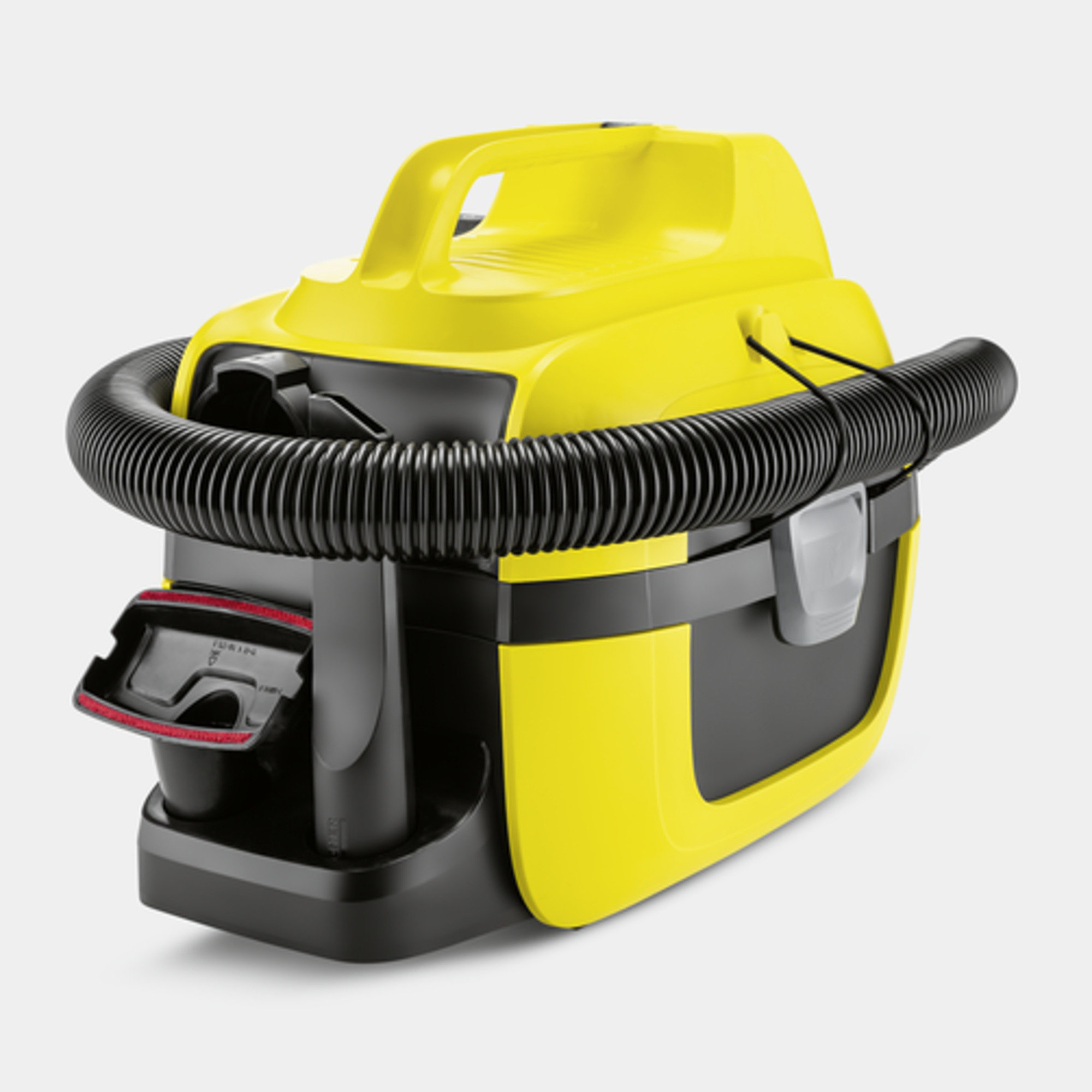 Хозяйственный аккумуляторный пылесос Karcher WD 1 Compact Battery - <h3>Сменный аккумулятор Kärcher Battery Power 18 В</h3>
Обеспечивает возможность работы независимо от источников электроэнергии и тем самым гарантирует максимальную свободу действий. Технология Real Time: отображение на ЖК-дисплее аккумулятора его емкости, остающегося времени работы или заряда. Совместим со всеми устройствами на аккумуляторной платформе Karcher Battery Power 18 В.