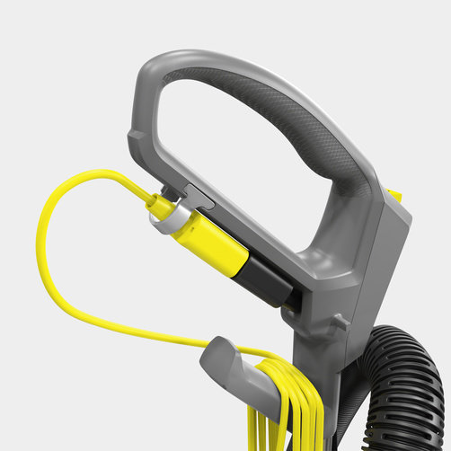 Профессиональный щеточный пылесос сухой уборки Karcher CV 38/2 - <h3>Индикаторная лампочка</h3>
Световой сигнал информирует пользователя о том, что для улучшения результата чистки следует изменить высоту установки щетки.
