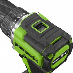 Аккумуляторная дрель-шуруповерт Greenworks DD560 б/щ, 60 Н·м, 24v (без АКБ и З/У) - изображение 2