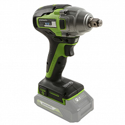 Аккумуляторный ударный гайковерт Greenworks GD24IW б/щ, 1/2, 400 Н·м, 24v (без АКБ и З/У) - изображение 4