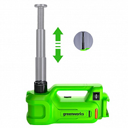 Аккумуляторный гидравлический домкрат Greenworks G24JACK, 24v (без АКБ и З/У) - изображение 2