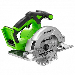 Аккумуляторная циркулярная пила Greenworks GD24CS165 б/щ, 57мм, 24v (без АКБ и З/У) - изображение 2