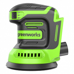 Аккумуляторная эксцентриковая шлифмашина Greenworks OS325 125 мм, 24v (АКБ 1х2Ah, З/У, кор) - изображение 3