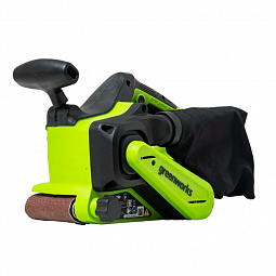 Аккумуляторная ленточная шлифовальная машина Greenworks G24BS б/щ, 24v (без АКБ и З/У) - изображение 2