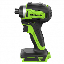 Аккумуляторный ударный винтоверт Greenworks ID3170 б/щ, HEX 1/4, 170 Н·м, 24v (АКБ 1х2Ah, З/У) - изображение 2